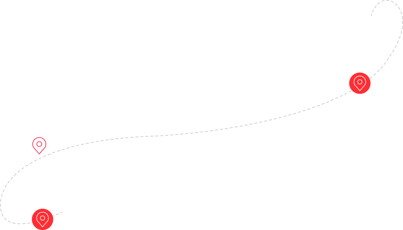 Gráfico de eficiência da FOX Guinchos com pontos conectados representando serviço rápido